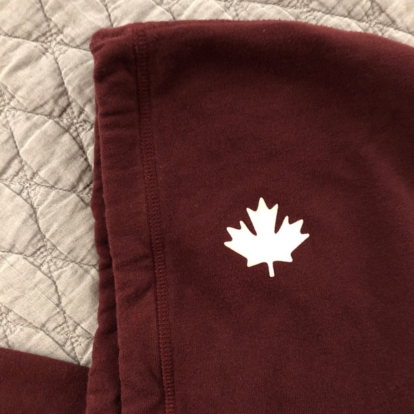 Burgundy Roots Full Zip Hoodie With Thumb Holes - Picture 5 of 7